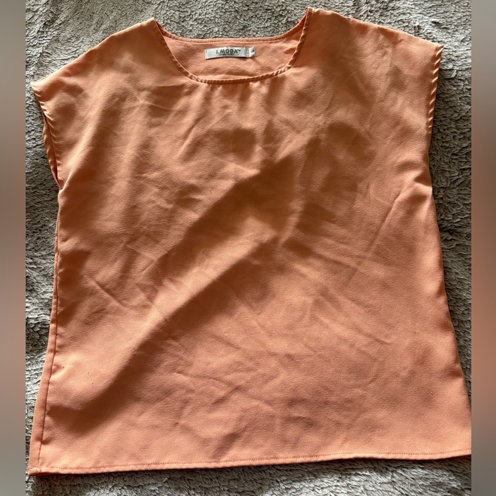 Small orange dress shirt